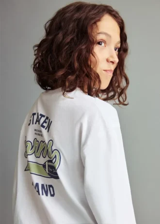 Tričko s dlouhým rukávem a potiskem