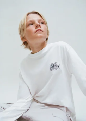 Tričko s dlouhým rukávem a potiskem