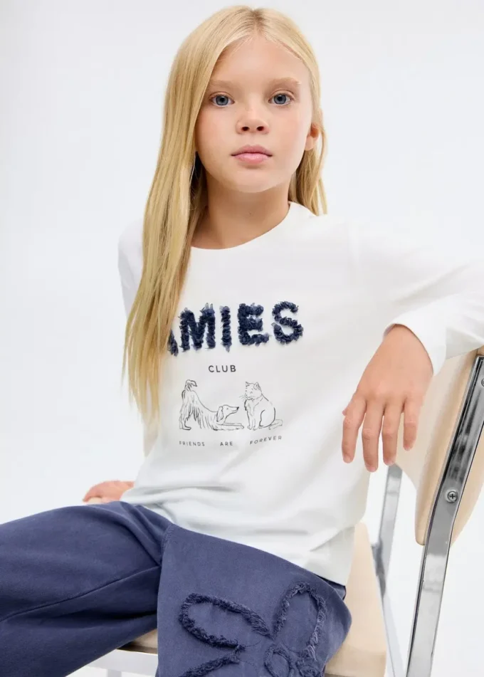 Tričko s dlouhým rukávem a potiskem Tričko s dlouhým rukávem a potiskem