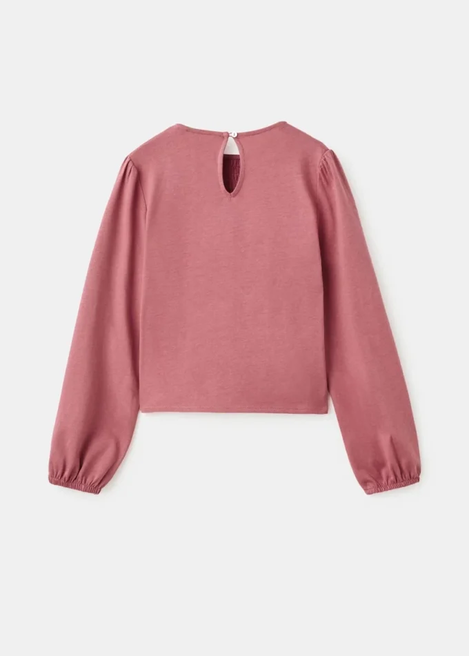 Tričko s dlouhým rukávem a volánky Tričko s dlouhým rukávem a volánky