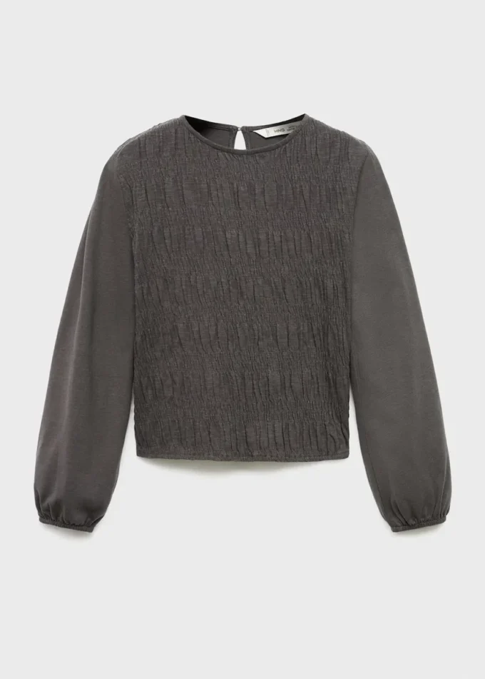 Tričko s dlouhým rukávem a volánky Tričko s dlouhým rukávem a volánky