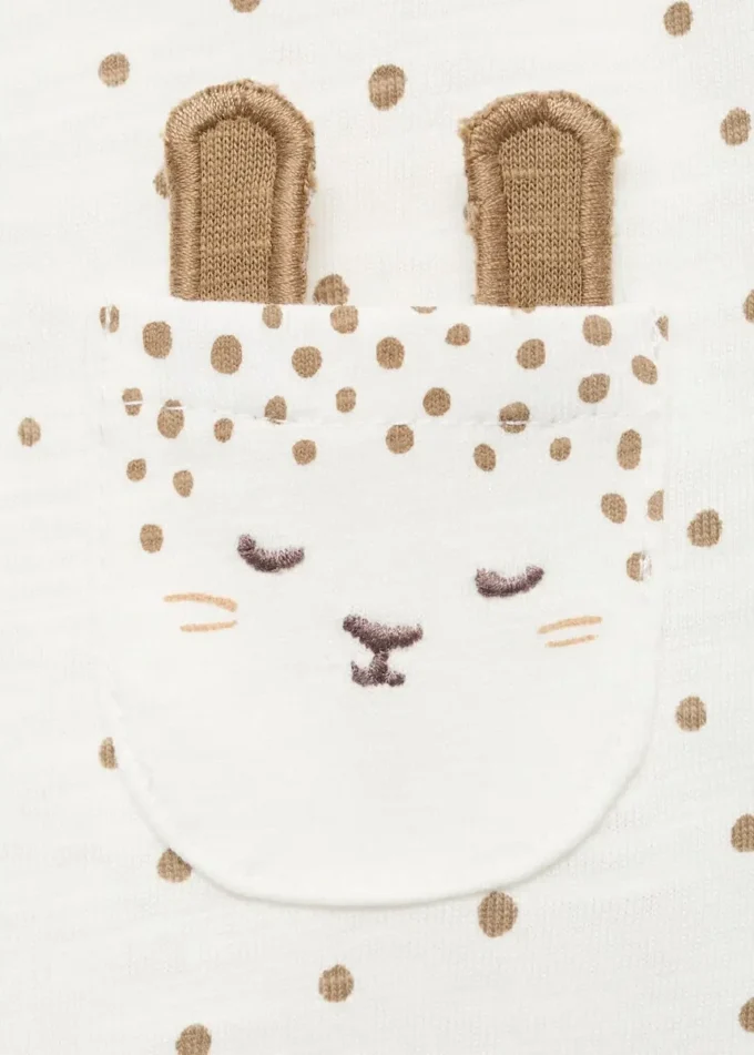 Tričko s kočičkou a kapsou