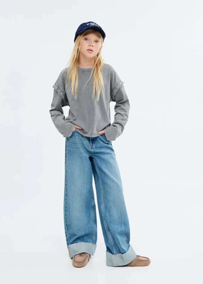 Tričko s korálkovými detaily