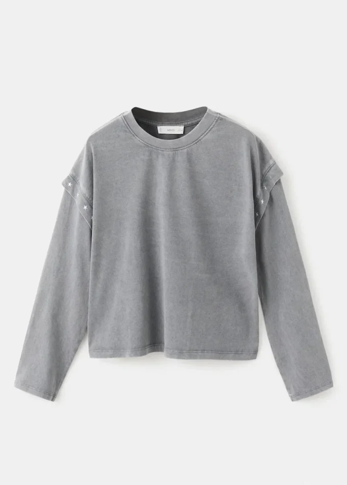 Tričko s korálkovými detaily