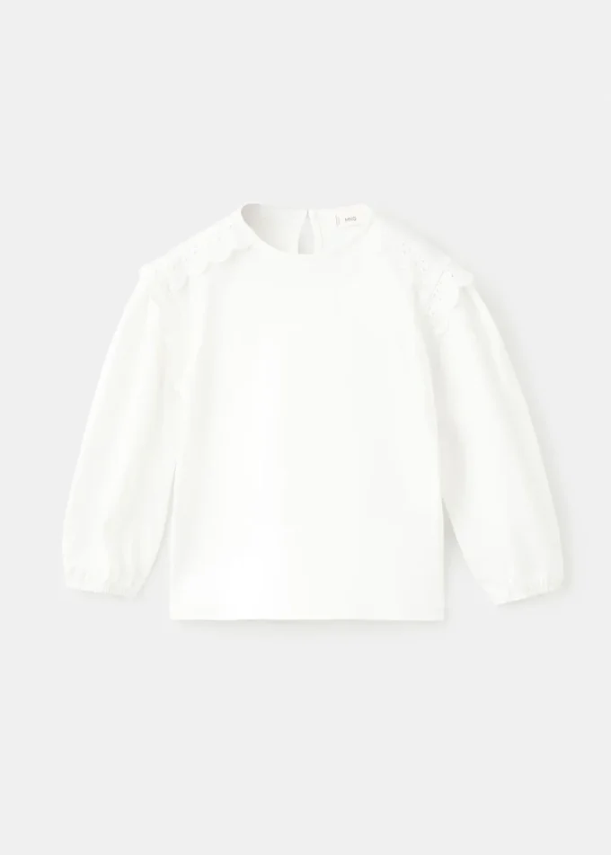 Tričko s krajkovými detaily Tričko s krajkovými detaily