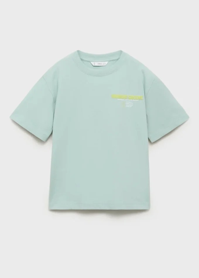 Tričko s potiskem reliéfních písmen Tričko s potiskem reliéfních písmen