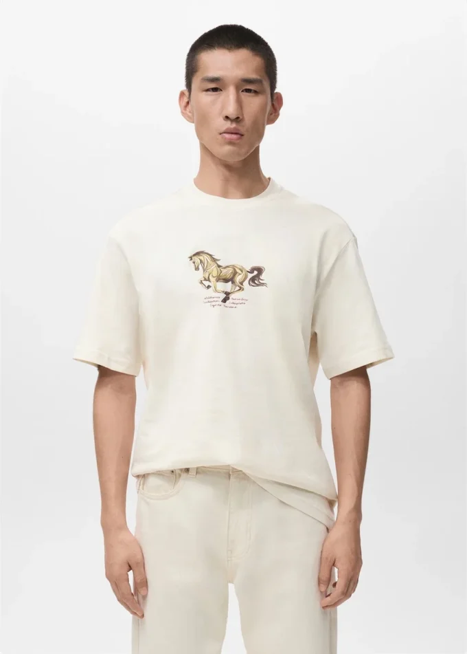 Tričko s potiskem ze 100% bavlny