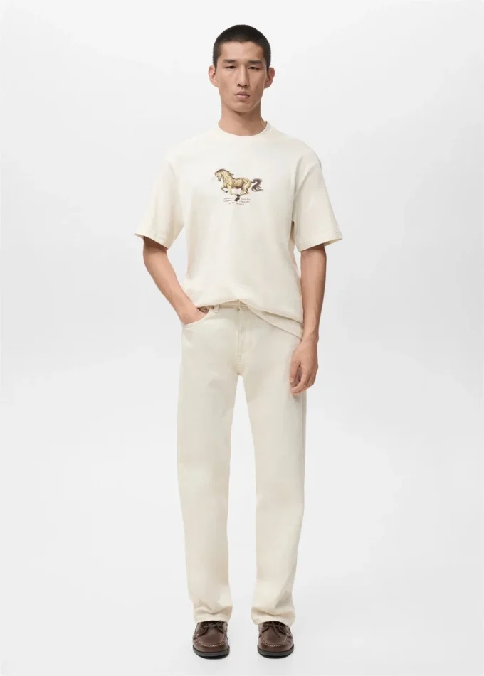 Tričko s potiskem ze 100% bavlny