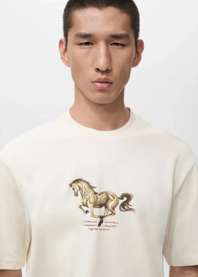 Tričko s potiskem ze 100% bavlny