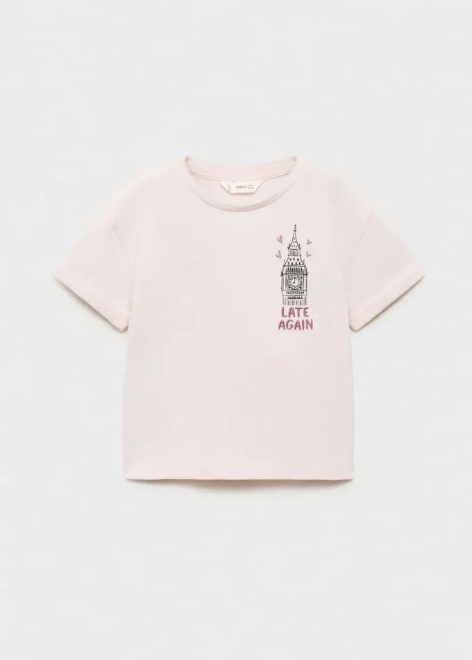 Tričko s potiskem ze směsi bavlny Tričko s potiskem ze směsi bavlny