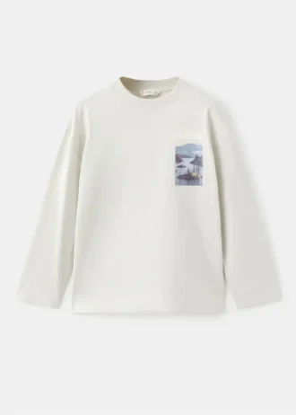 Tričko s potiskem ze směsi bavlny