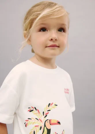 Tričko s potiskem ze směsi bavlny