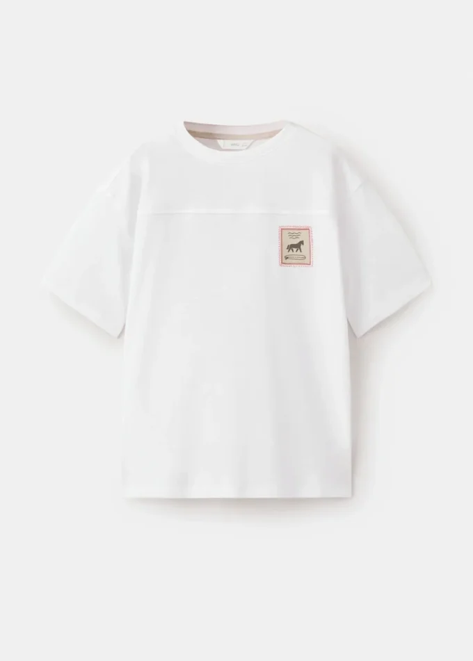 Tričko s potiskem ze směsi bavlny Tričko s potiskem ze směsi bavlny