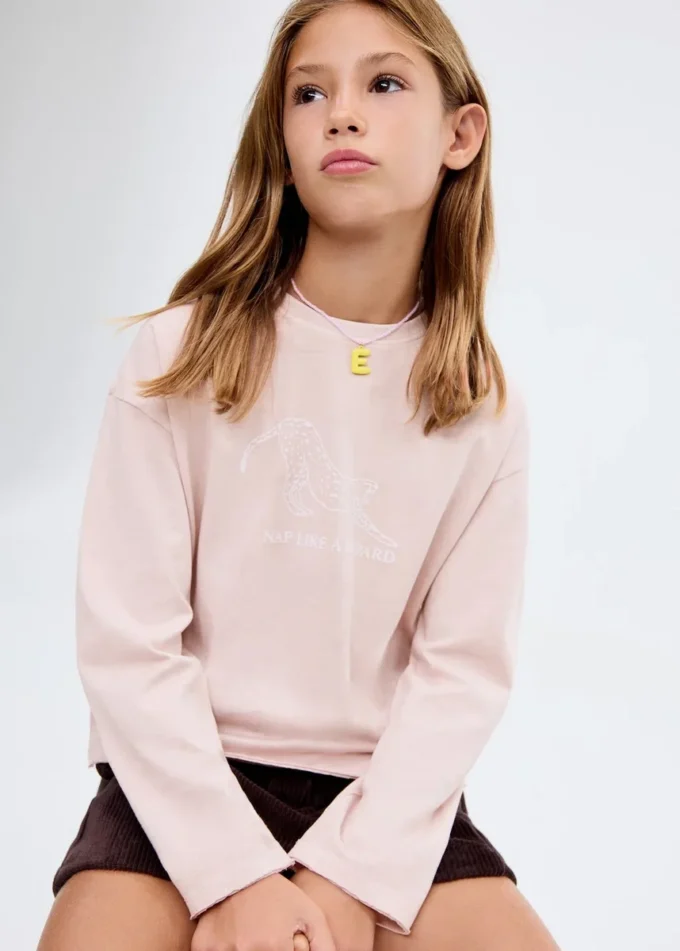 Tričko s potiskem ze směsi bavlny Tričko s potiskem ze směsi bavlny