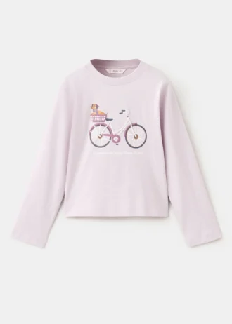 Tričko s potiskem ze směsi bavlny