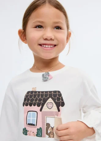 Tričko s potiskem ze směsi bavlny