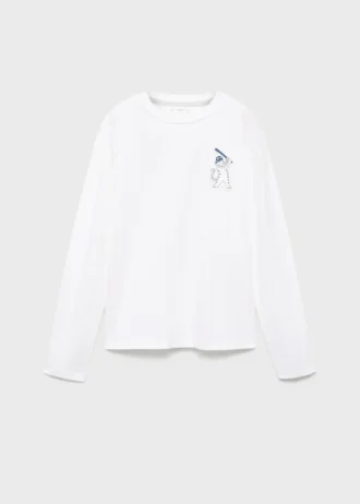 Tričko s potiskem ze směsi bavlny