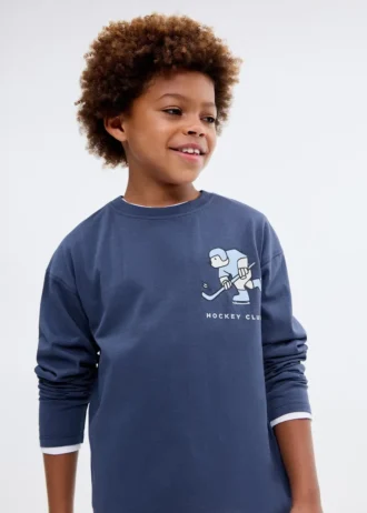 Tričko s potiskem ze směsi bavlny