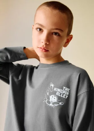 Tričko s potiskem ze směsi bavlny Tričko s potiskem ze směsi bavlny