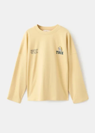 Tričko s potiskem ze směsi bavlny