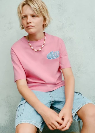 Tričko s potiskem ze směsi bavlny