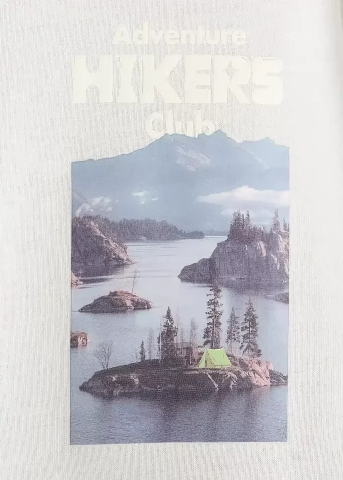 Tričko s potiskem ze směsi bavlny Tričko s potiskem ze směsi bavlny