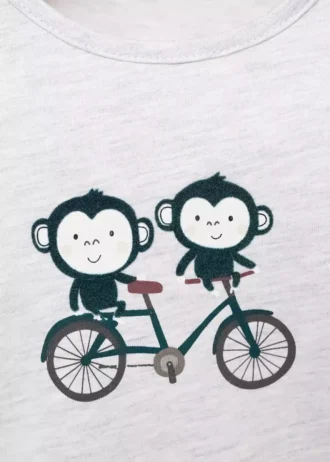 Tričko s potiskem ze směsi bavlny