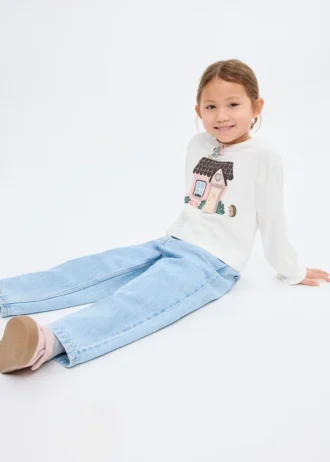 Tričko s potiskem ze směsi bavlny