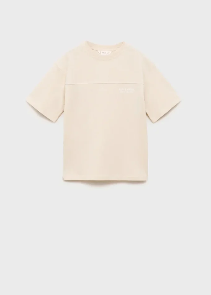 Tričko s potiskem ze směsi bavlny Tričko s potiskem ze směsi bavlny