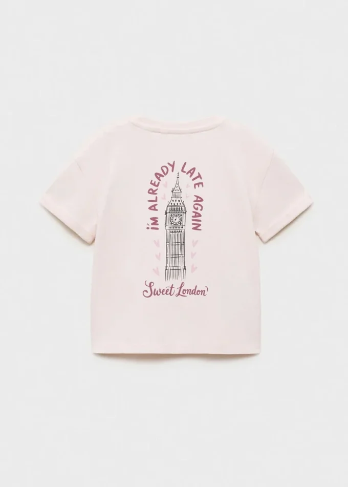 Tričko s potiskem ze směsi bavlny Tričko s potiskem ze směsi bavlny