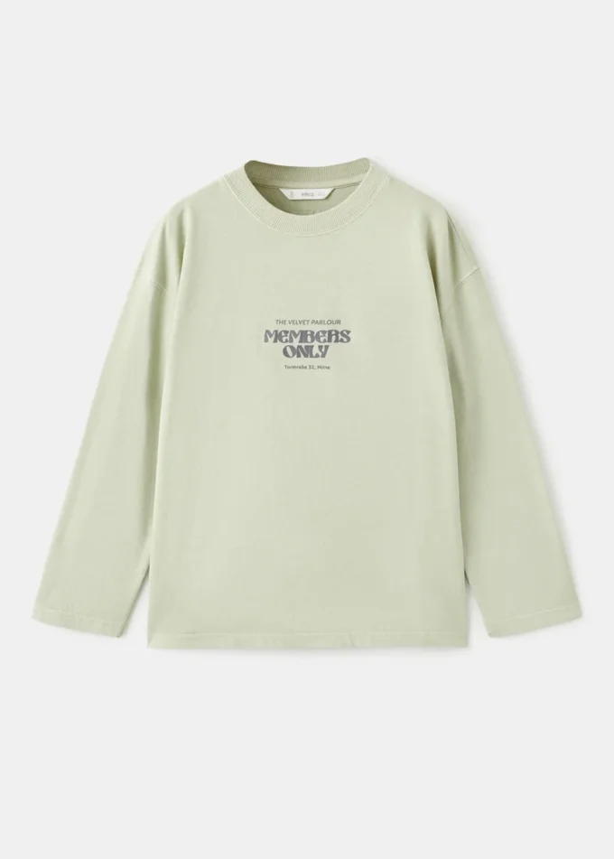 Tričko s potiskem ze směsi bavlny Tričko s potiskem ze směsi bavlny