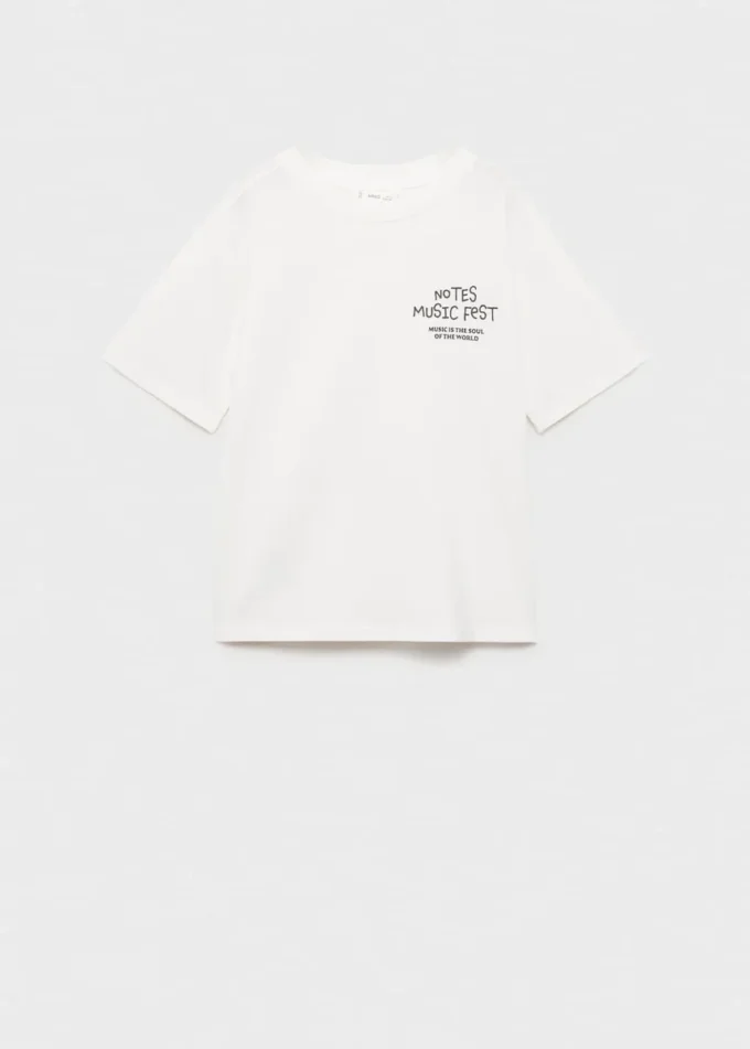 Tričko s potiskem ze směsi bavlny Tričko s potiskem ze směsi bavlny