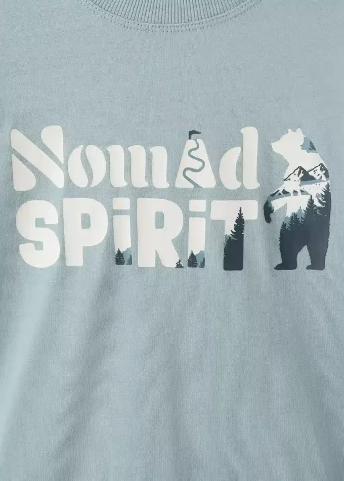 Tričko s potiskem ze směsi bavlny Tričko s potiskem ze směsi bavlny