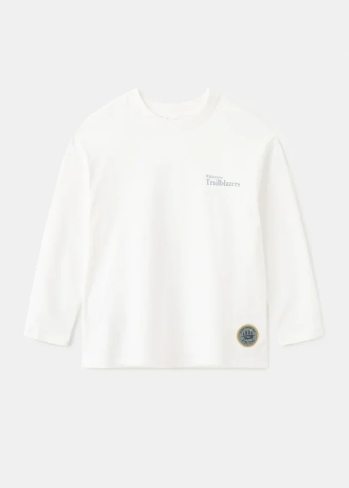 Tričko s potiskem ze směsi bavlny Tričko s potiskem ze směsi bavlny