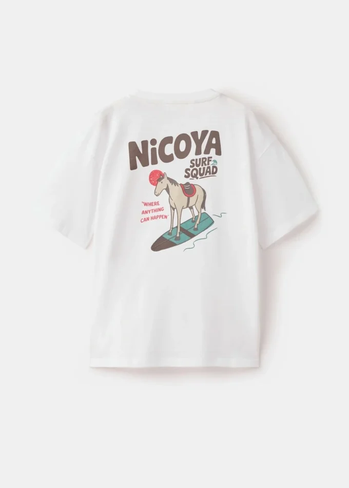 Tričko s potiskem ze směsi bavlny Tričko s potiskem ze směsi bavlny