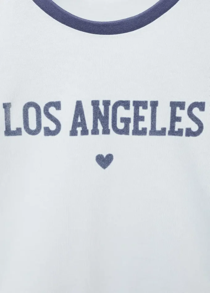 Tričko s potiskem ze směsi bavlny Tričko s potiskem ze směsi bavlny