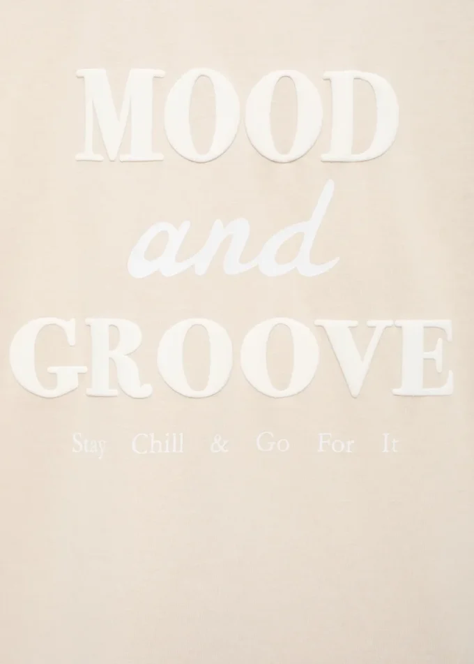 Tričko s potiskem ze směsi bavlny Tričko s potiskem ze směsi bavlny