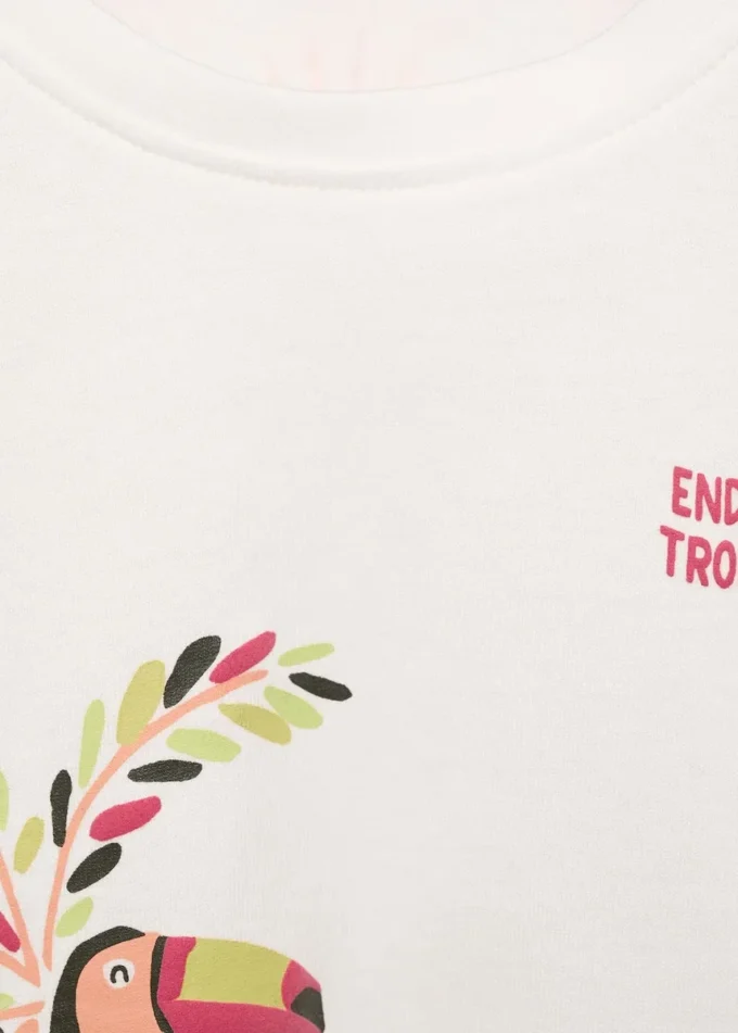 Tričko s potiskem ze směsi bavlny Tričko s potiskem ze směsi bavlny