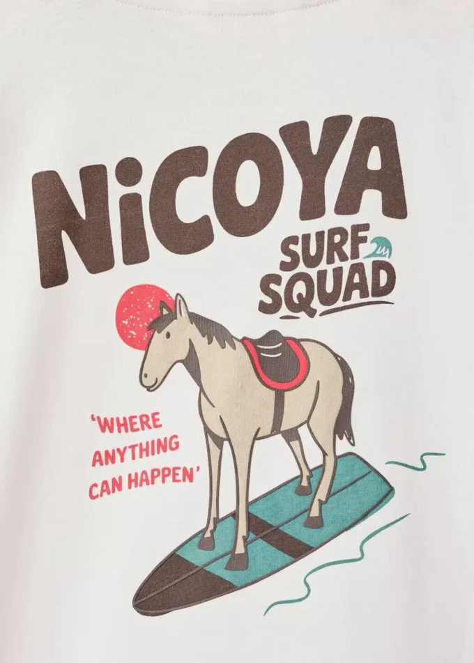 Tričko s potiskem ze směsi bavlny Tričko s potiskem ze směsi bavlny