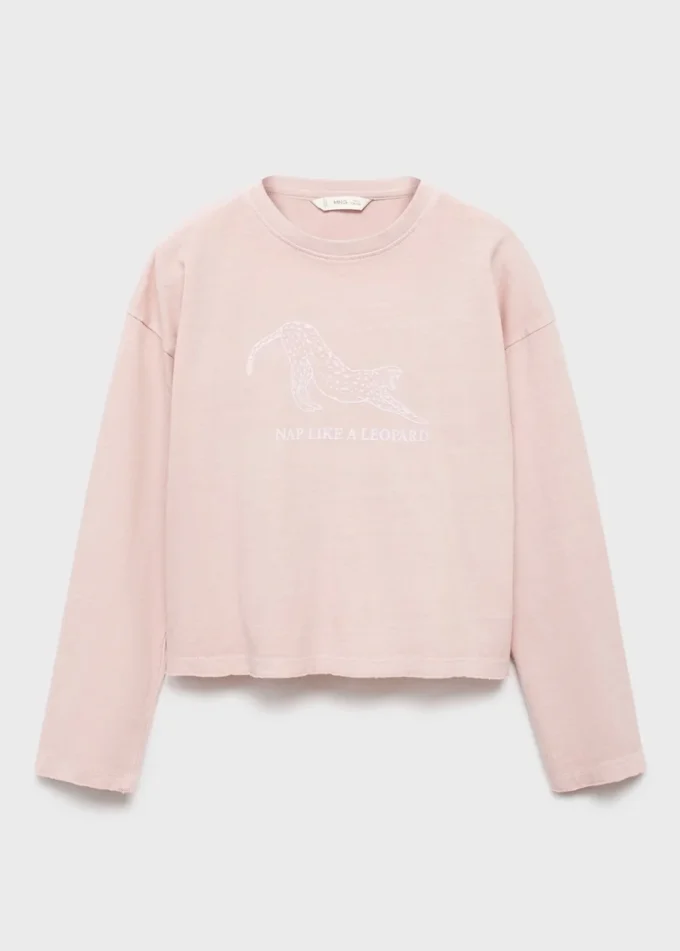 Tričko s potiskem ze směsi bavlny Tričko s potiskem ze směsi bavlny