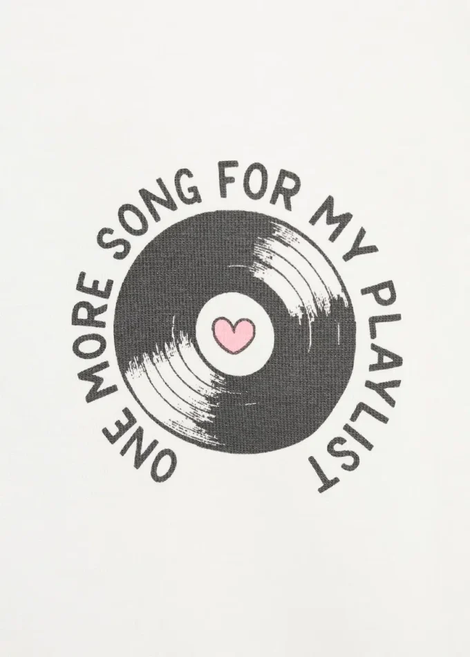 Tričko s potiskem ze směsi bavlny Tričko s potiskem ze směsi bavlny