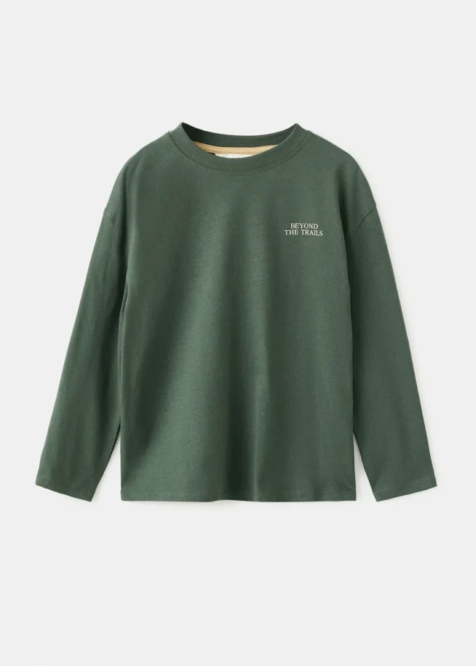 Tričko s potiskem ze směsi bavlny Tričko s potiskem ze směsi bavlny