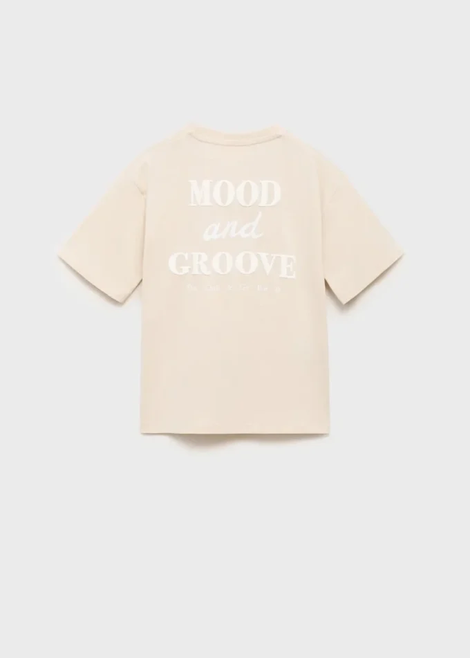 Tričko s potiskem ze směsi bavlny Tričko s potiskem ze směsi bavlny