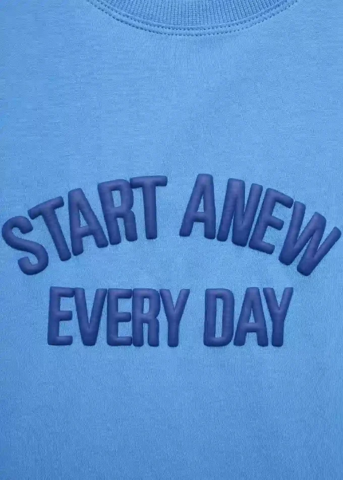 Tričko s reliéfním potiskem Tričko s reliéfním potiskem