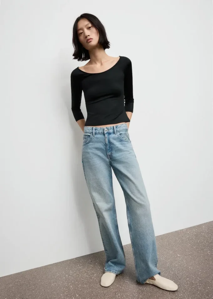 Tričko s tříčtvrtečními rukávy Tričko s tříčtvrtečními rukávy