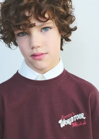 Tričko s vánočním potiskem Tričko s vánočním potiskem