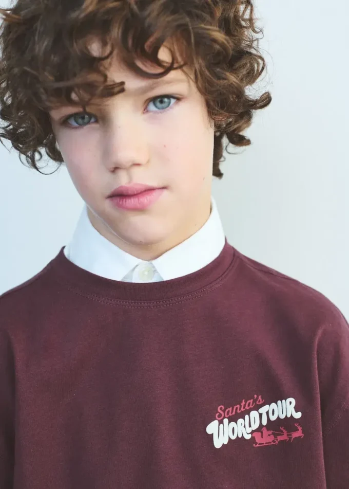 Tričko s vánočním potiskem Tričko s vánočním potiskem