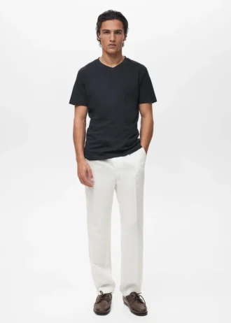 Tričko s výstřihem do V