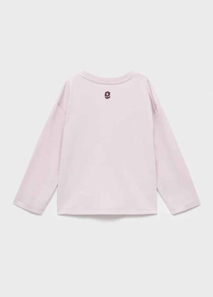 Tričko s vyšívaným detailem Tričko s vyšívaným detailem