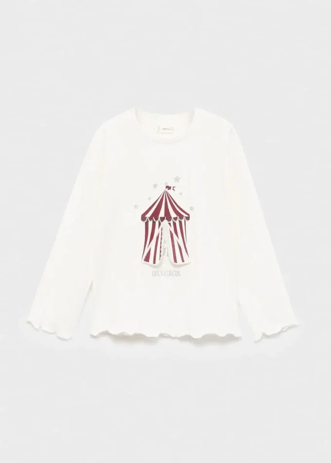 Tričko s vyšívanými třpytkami Tričko s vyšívanými třpytkami